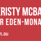Hon Kristy McBain MP eden monaro